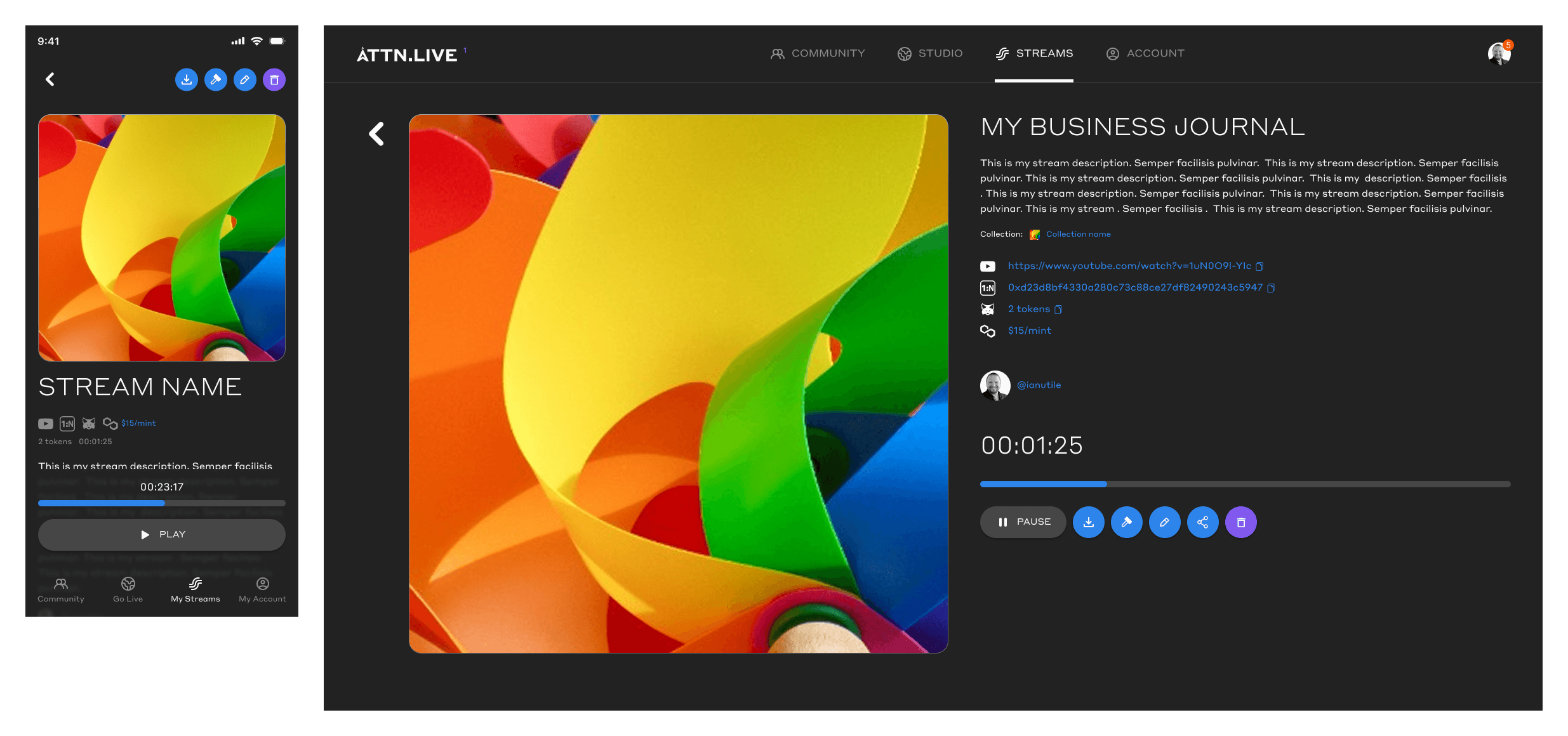 Fan engagement & tipping interface